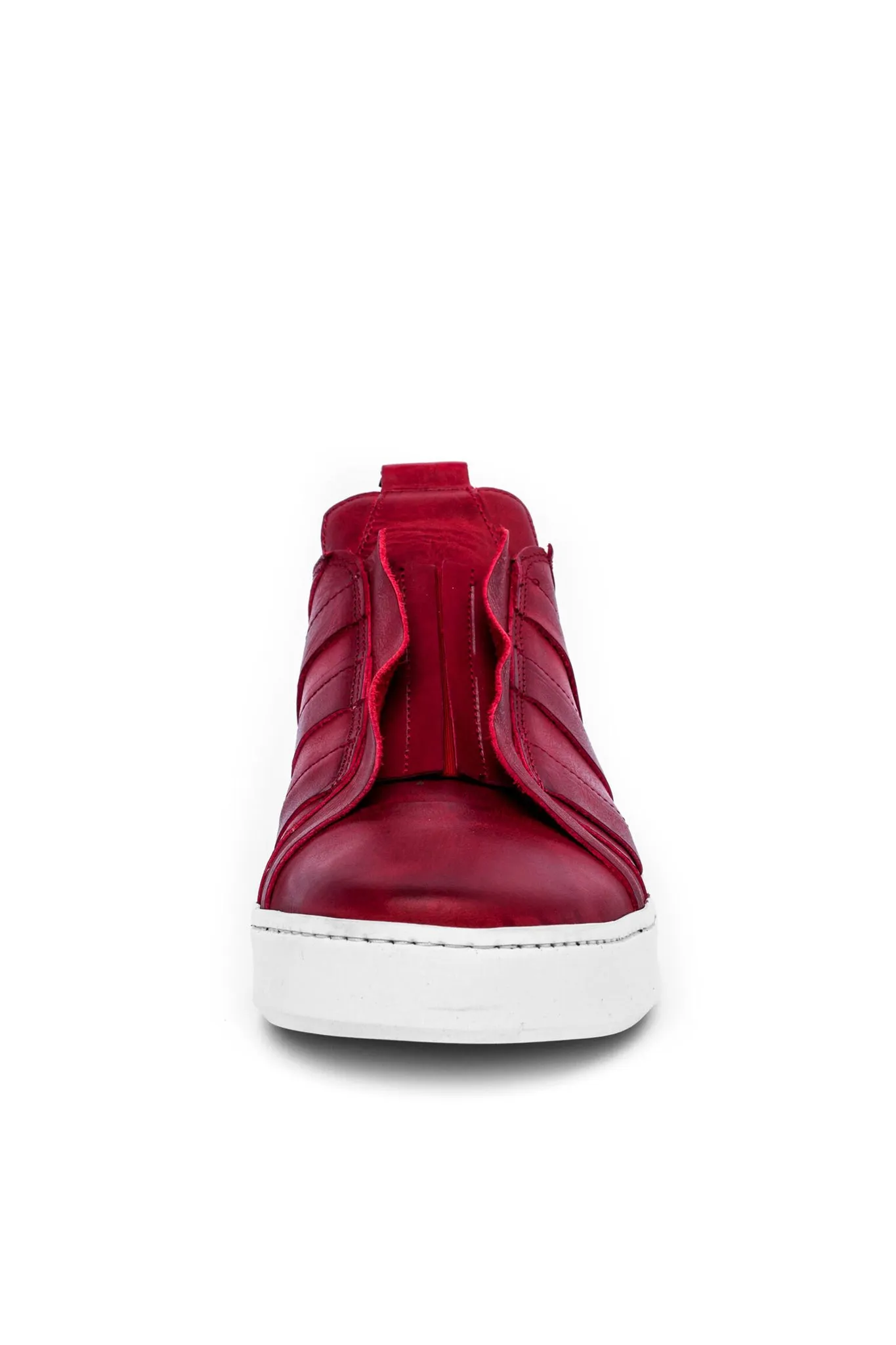 Panelled Leather Sneakers