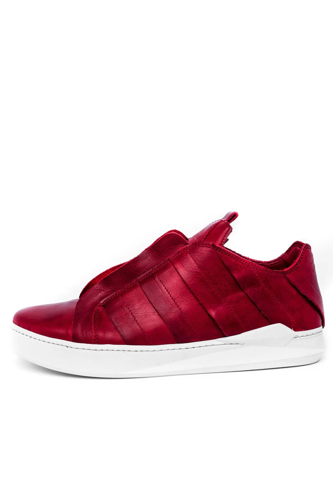 Panelled Leather Sneakers