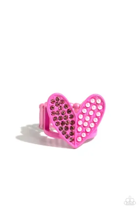 Paparazzi  Hometown Heart Pink Ring