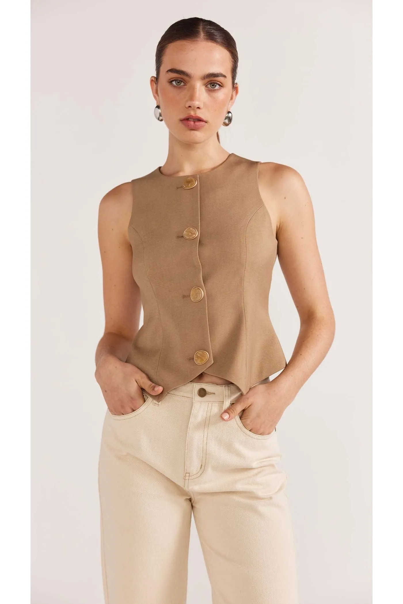 Plaza Vest | Camel