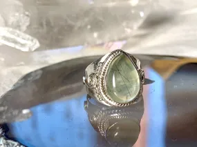 Prehnite Calliope Ring