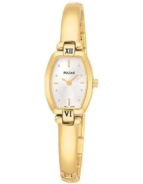 Pulsar Ladies Bangle Style Watch  - Gold Tone - White Face