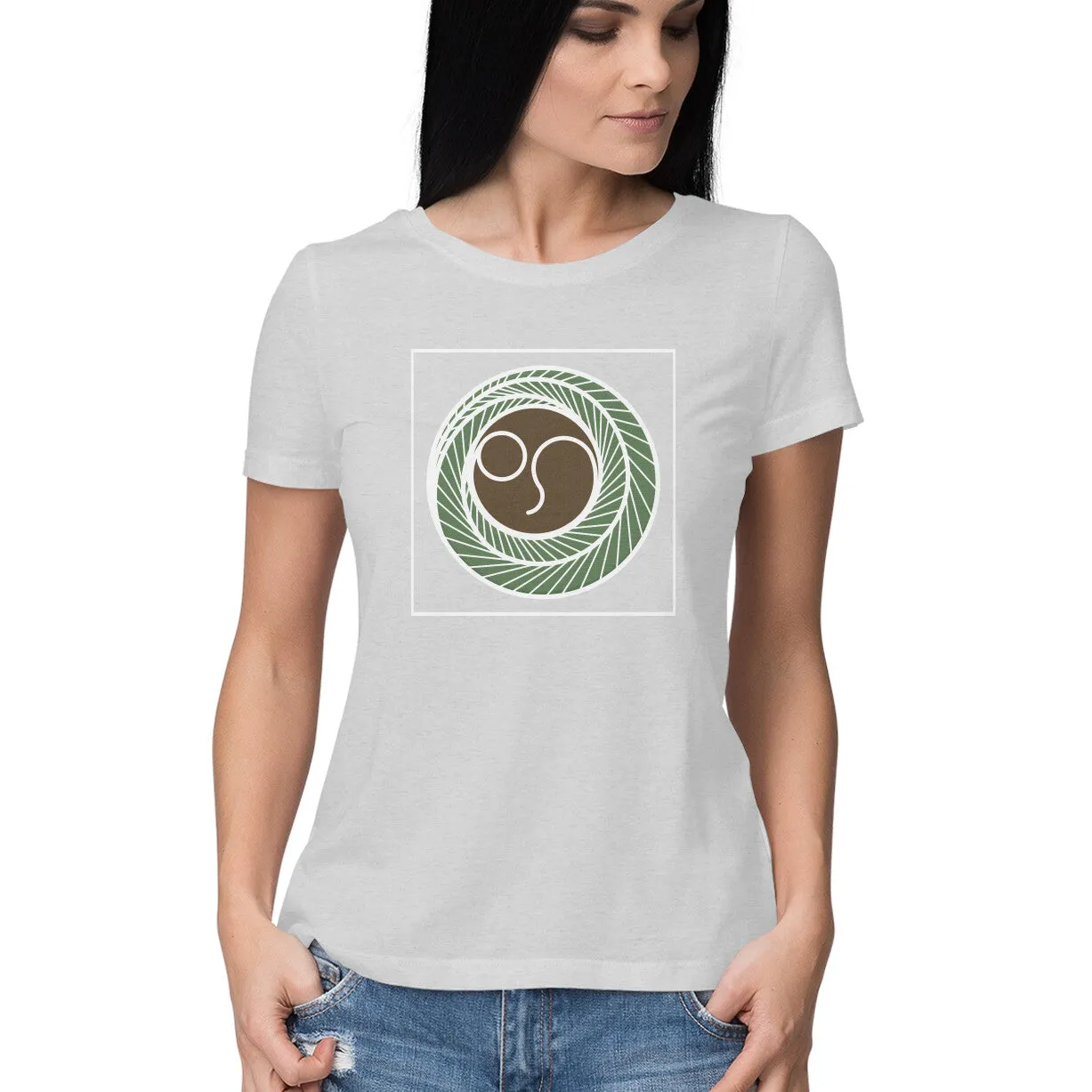 "A" akshara  - WOMEN'S KANNADA T-SHIRT