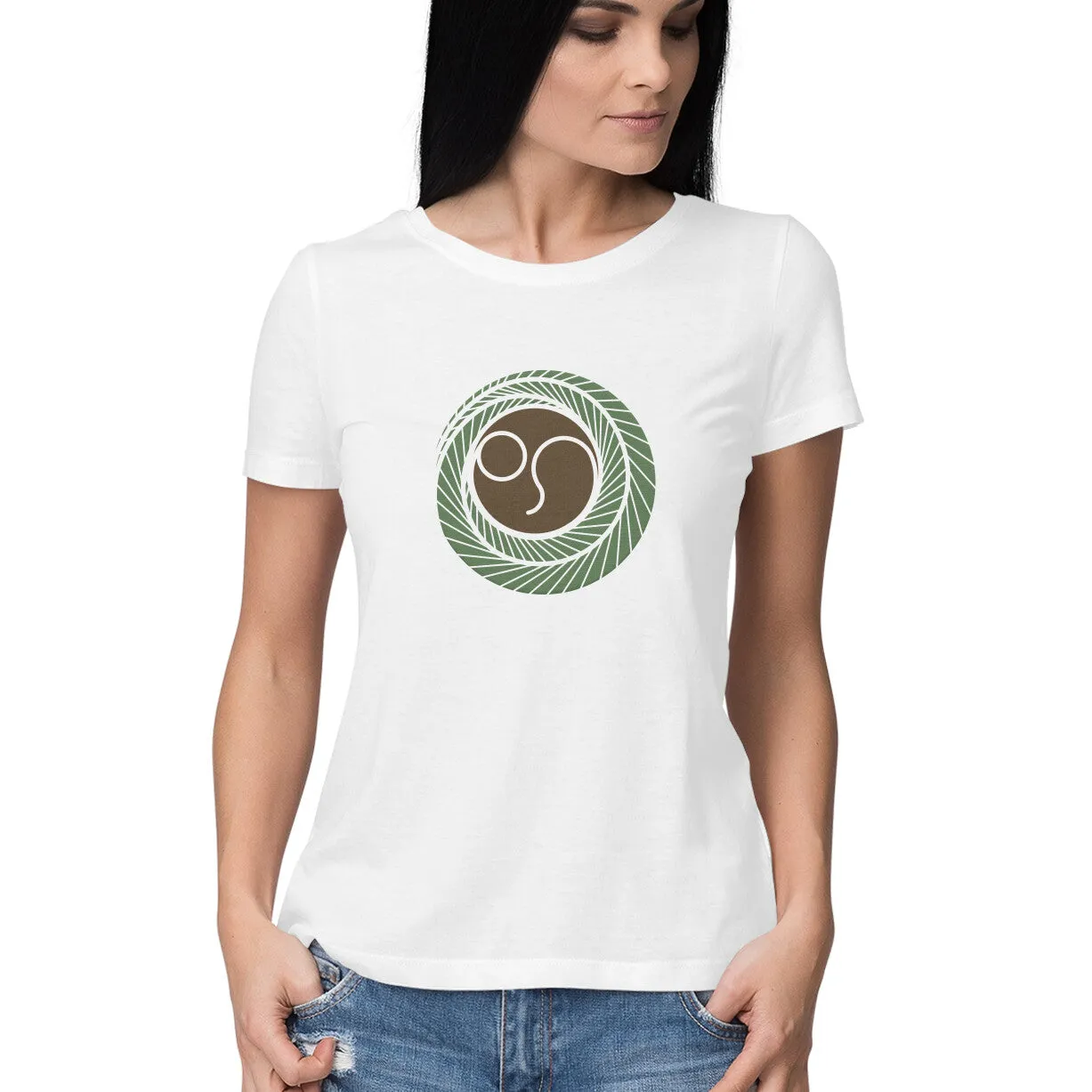 "A" akshara  - WOMEN'S KANNADA T-SHIRT