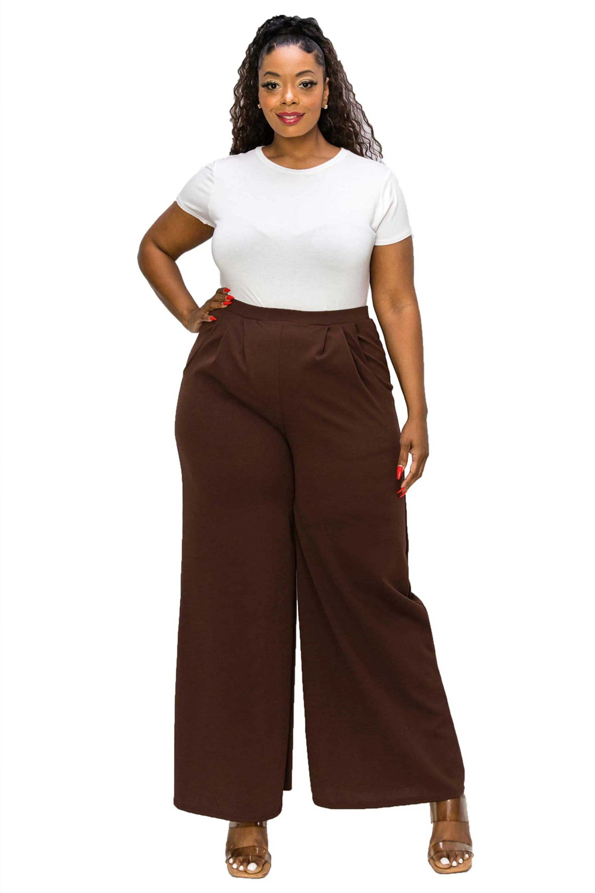 Rachel Wide Leg Pocket Pants