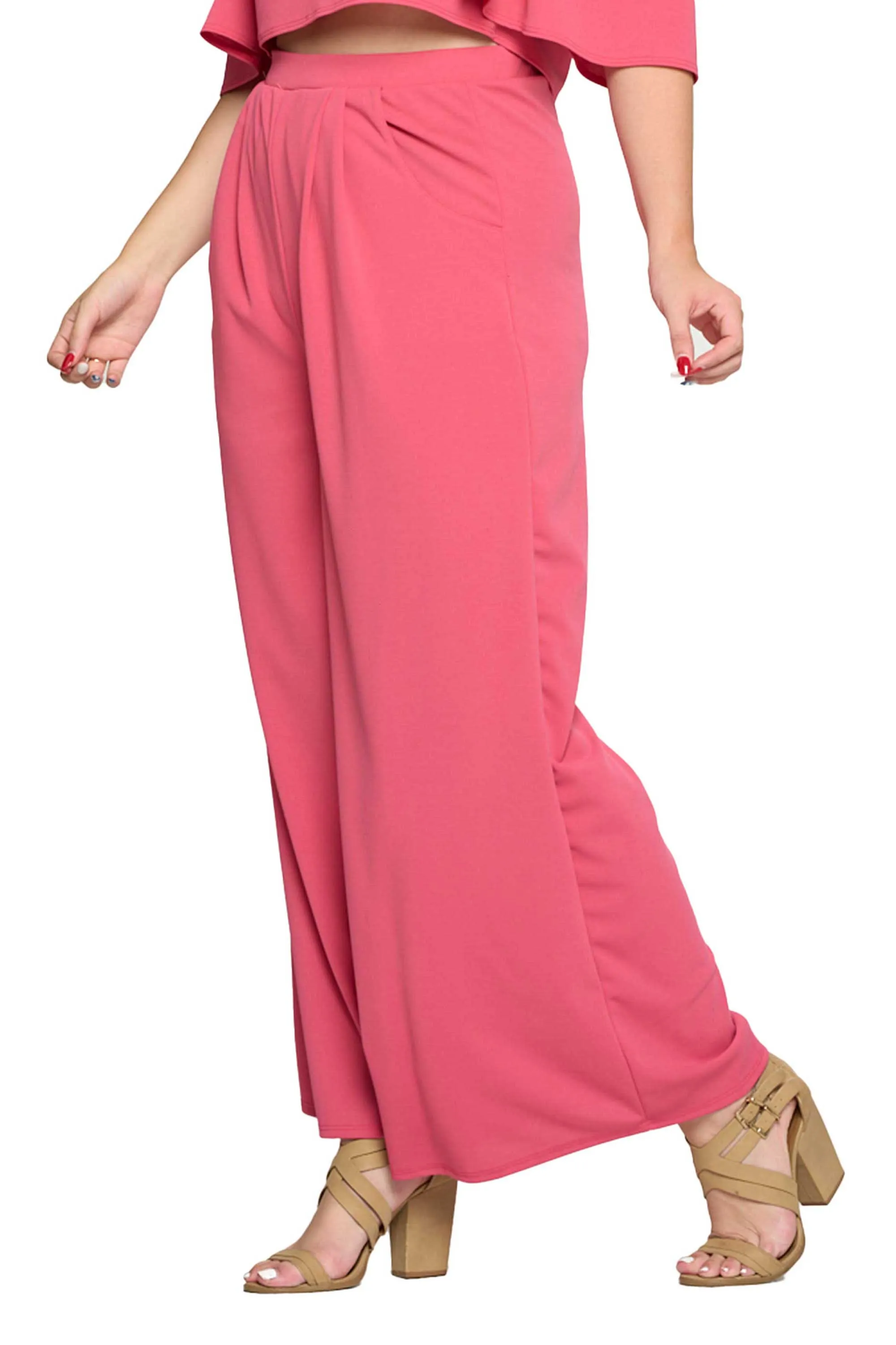 Rachel Wide Leg Pocket Pants