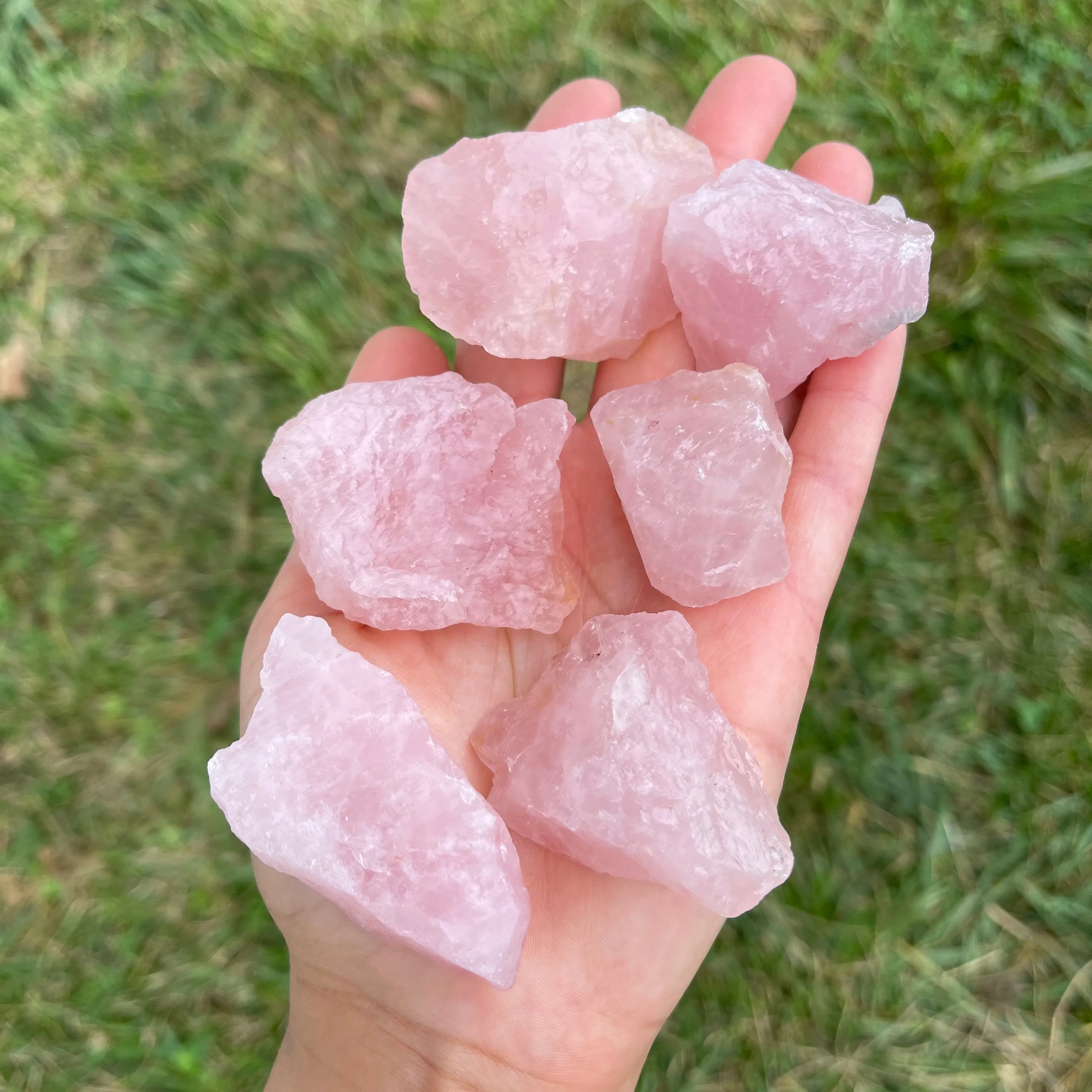 Raw Natural Rose Quartz Crystal