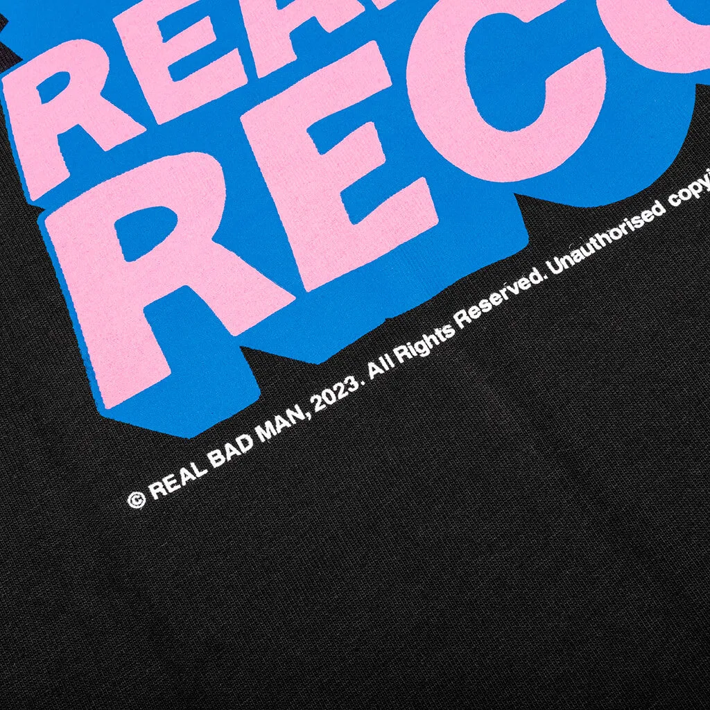 Records S/S Tee - Black