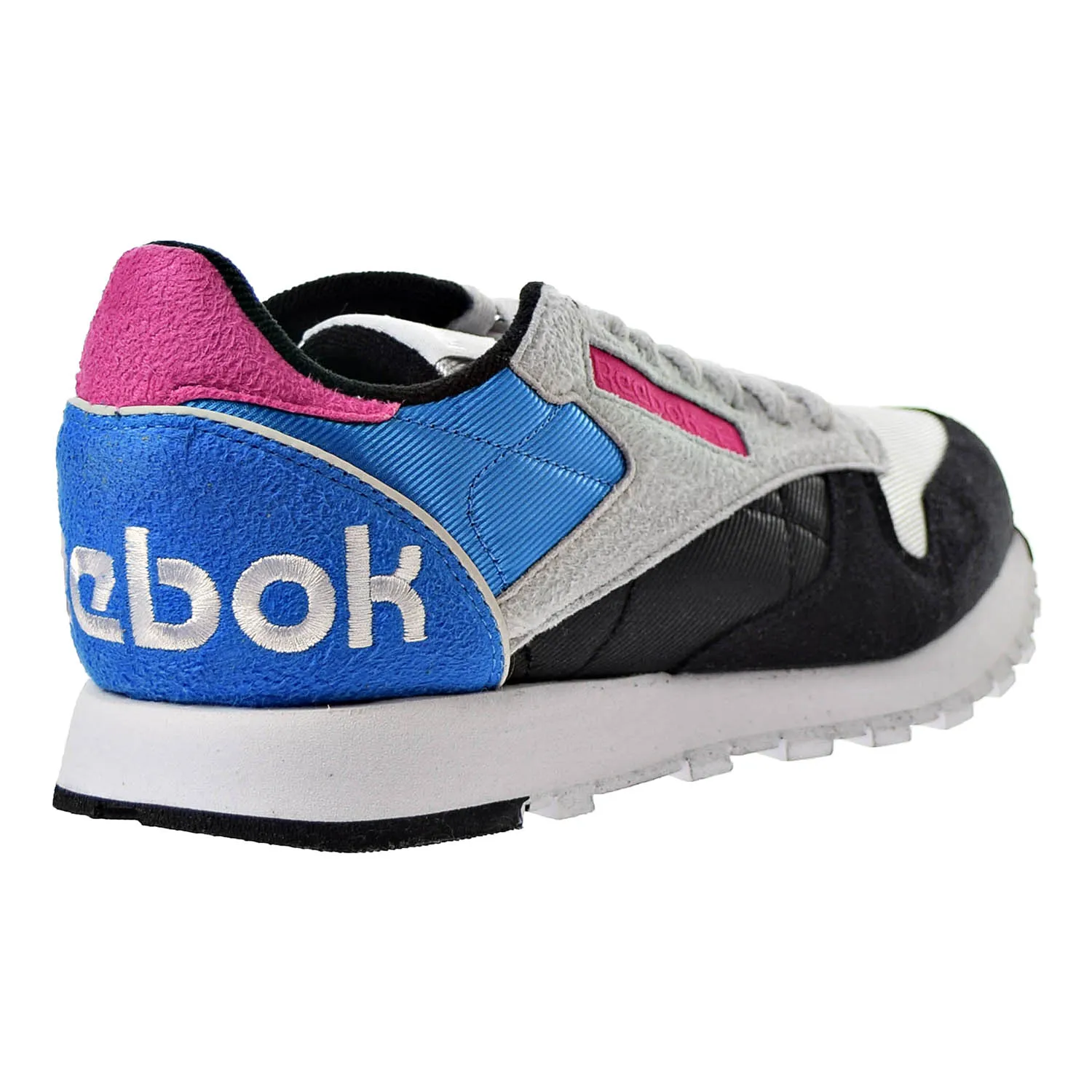 Reebok Classic Leather WB Men's Shoes Black/Skull Grey/Risk Blue