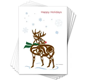 Reindeer - Holiday Art Card Set