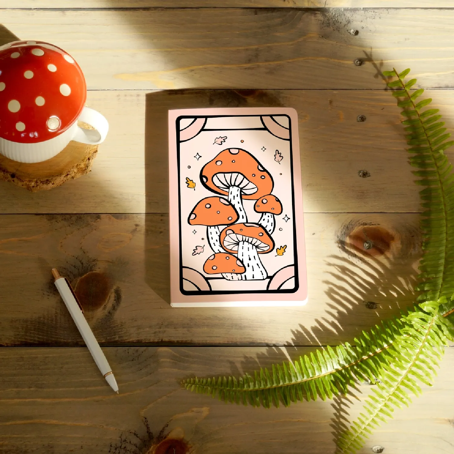 Retro Mushroom Journal