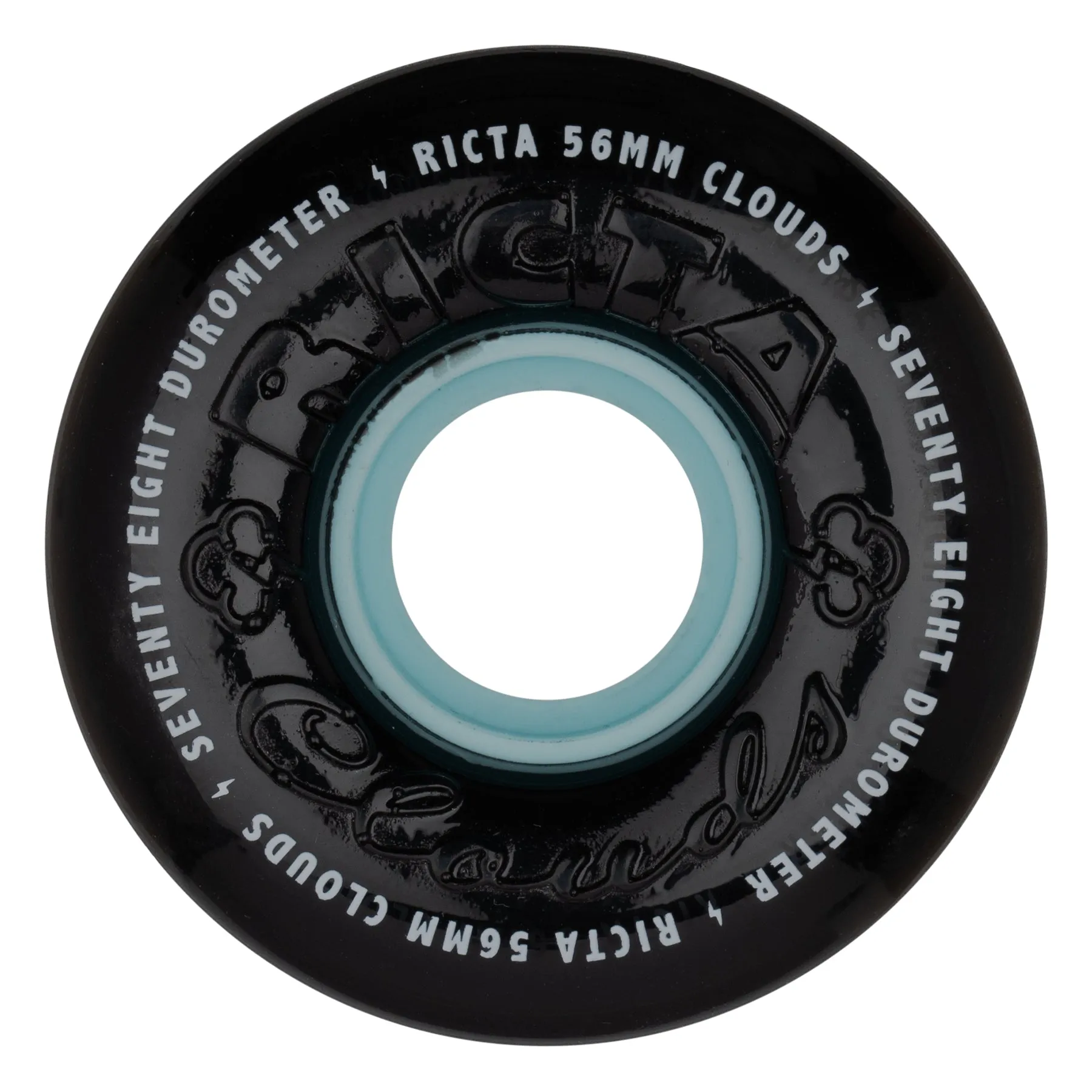 Ricta Wheels Clouds Black Blue 56mm 78a