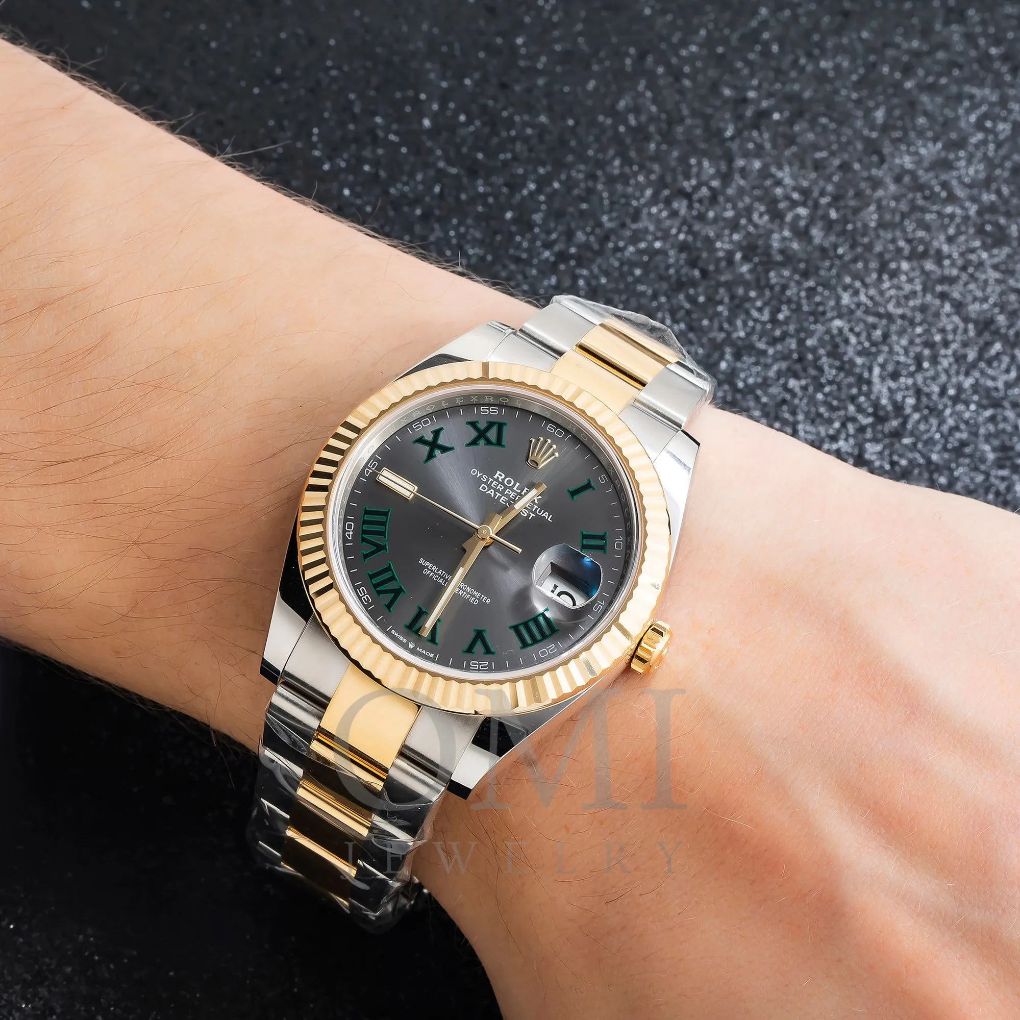 Rolex Datejust 126333 41MM Wimbledon Dial With Two Tone Oyster Bracelet