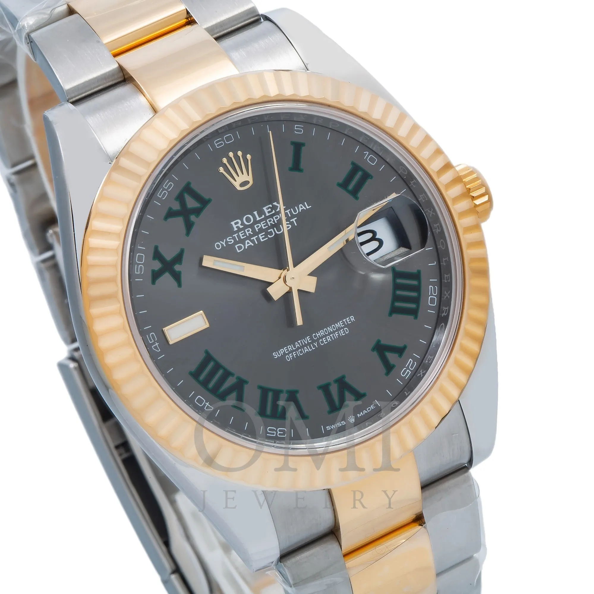 Rolex Datejust 126333 41MM Wimbledon Dial With Two Tone Oyster Bracelet