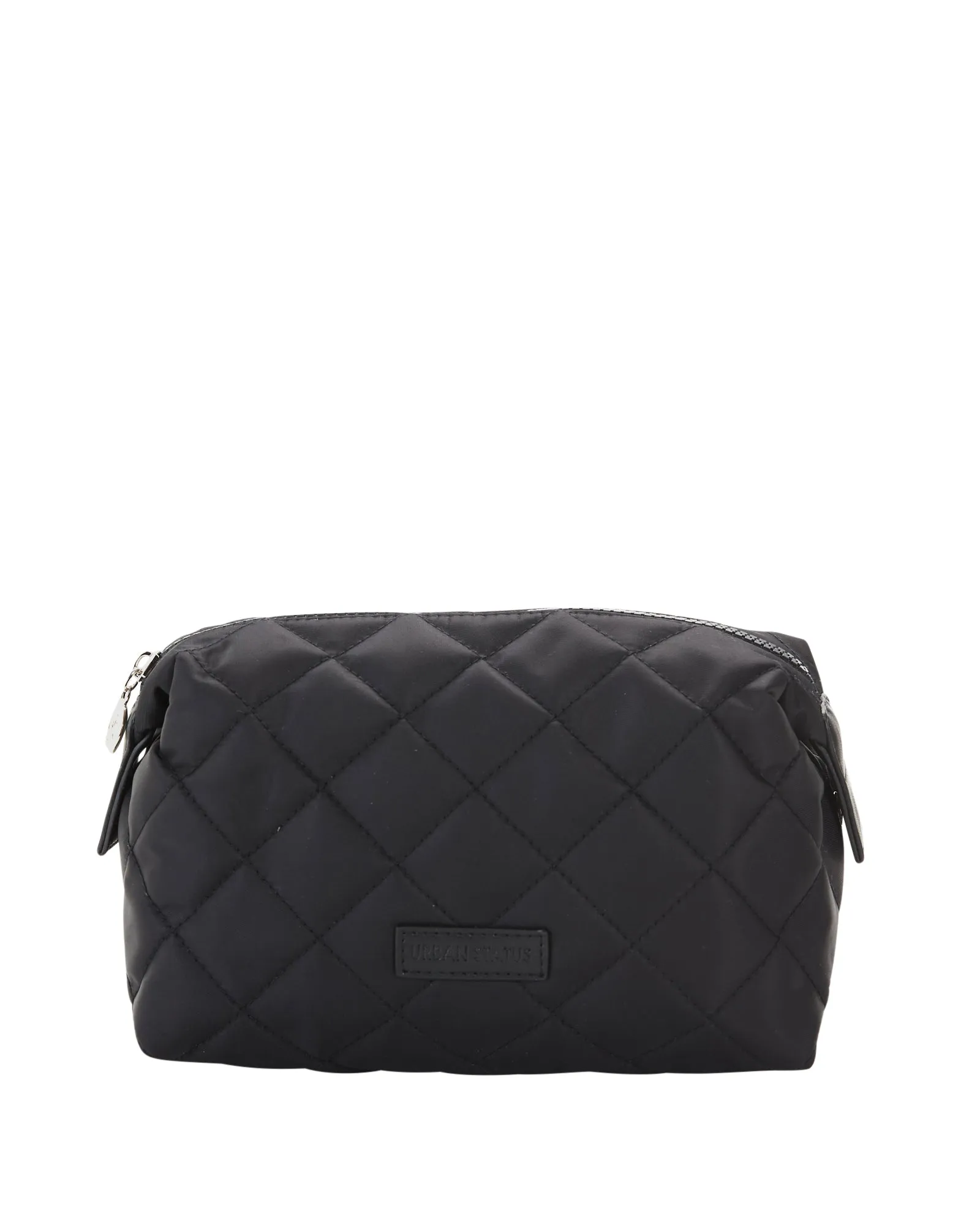 SALE - Kelsey Quilted Cosmetic Bag - Black