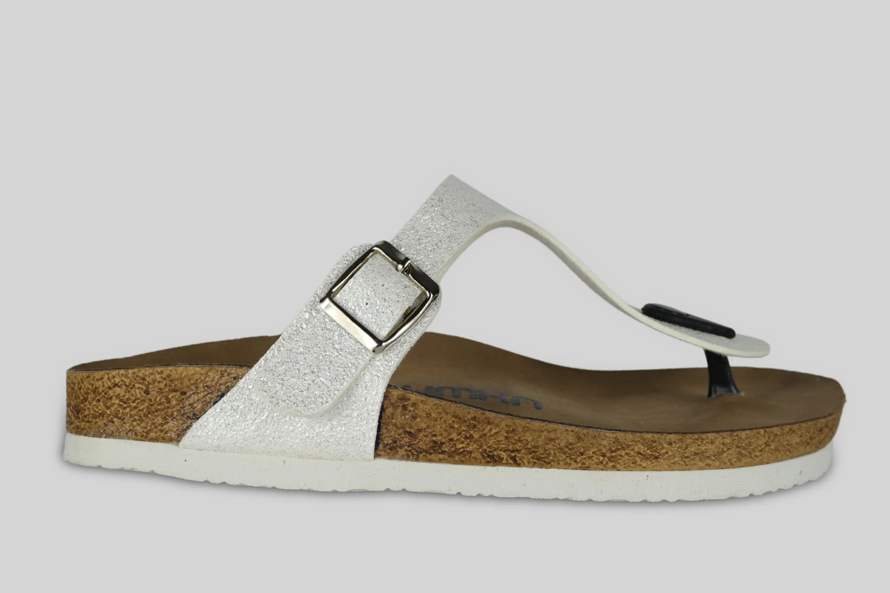 Sandalias Brillo Blanco