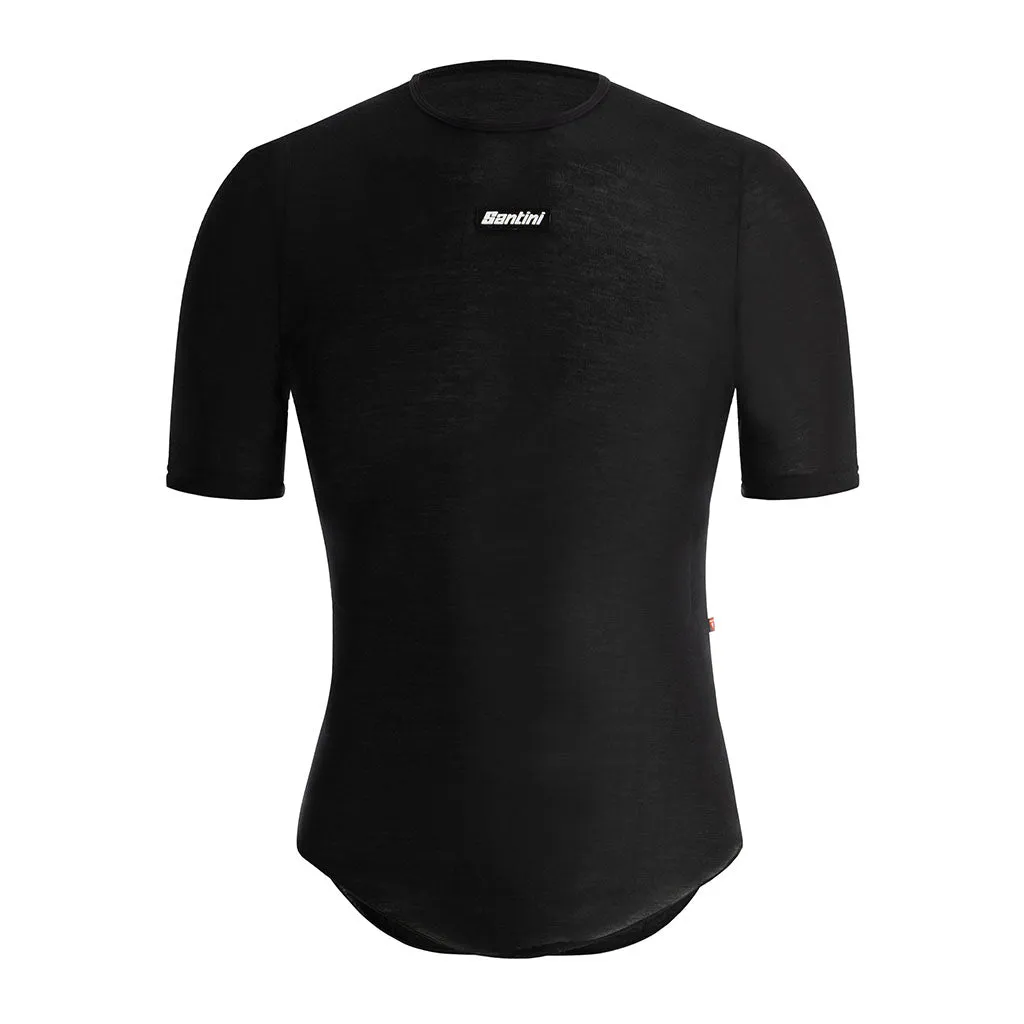 Santini Dry Winter Short Sleeve Baselayer - Black