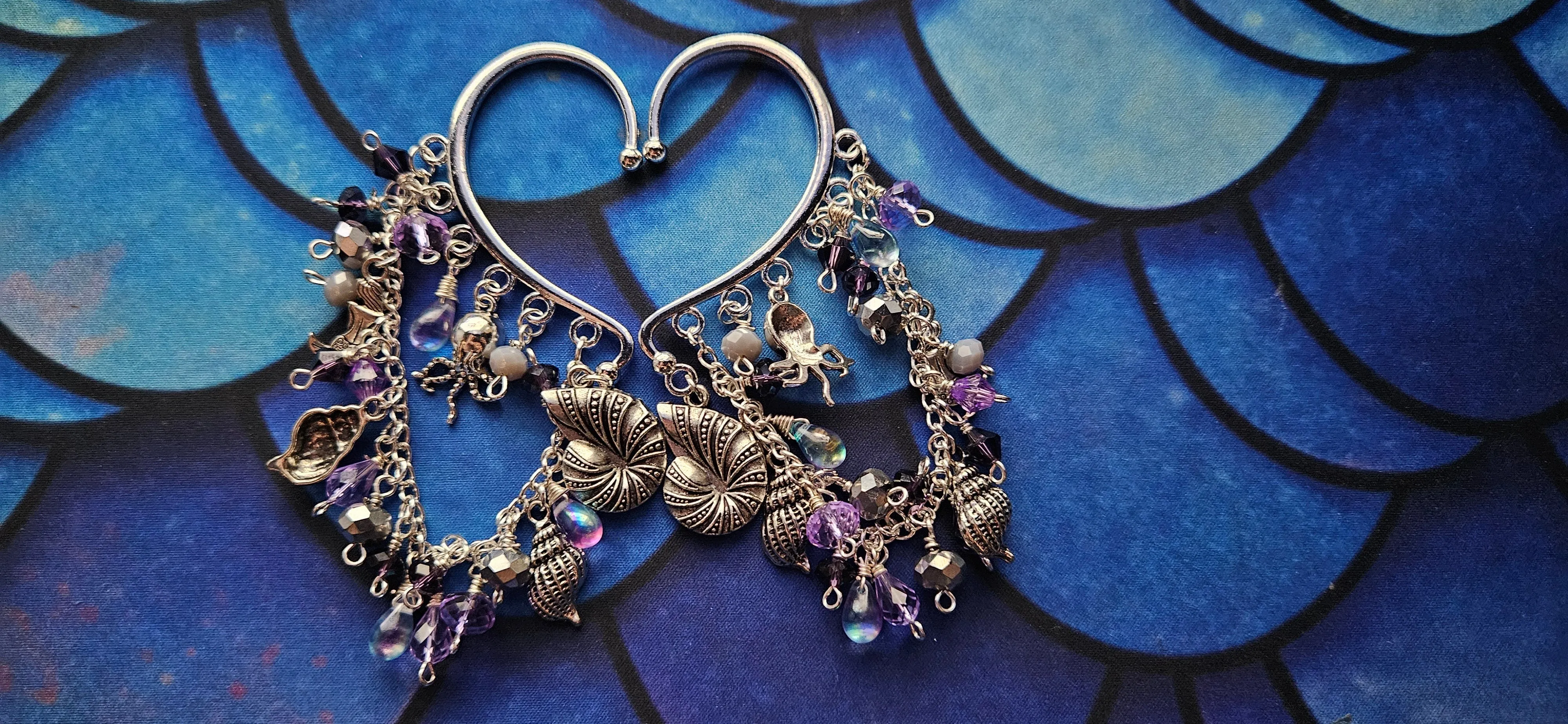 Sea Witch Twisted Wonderland Ear Cuffs