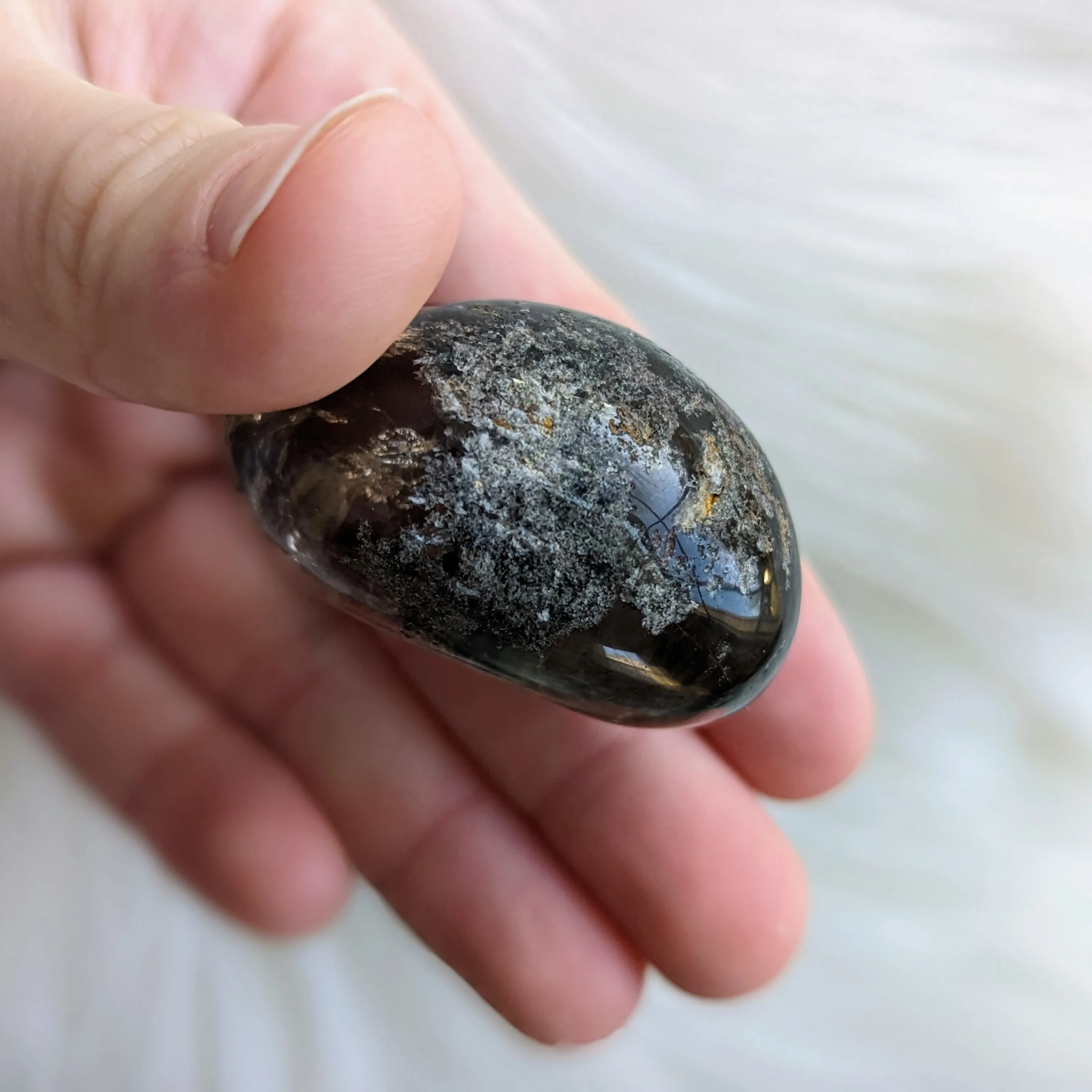 Shamanic Dream Quartz Seer Stone Partially Polished From Brazil~ Beautiful Rainbow Inclusions