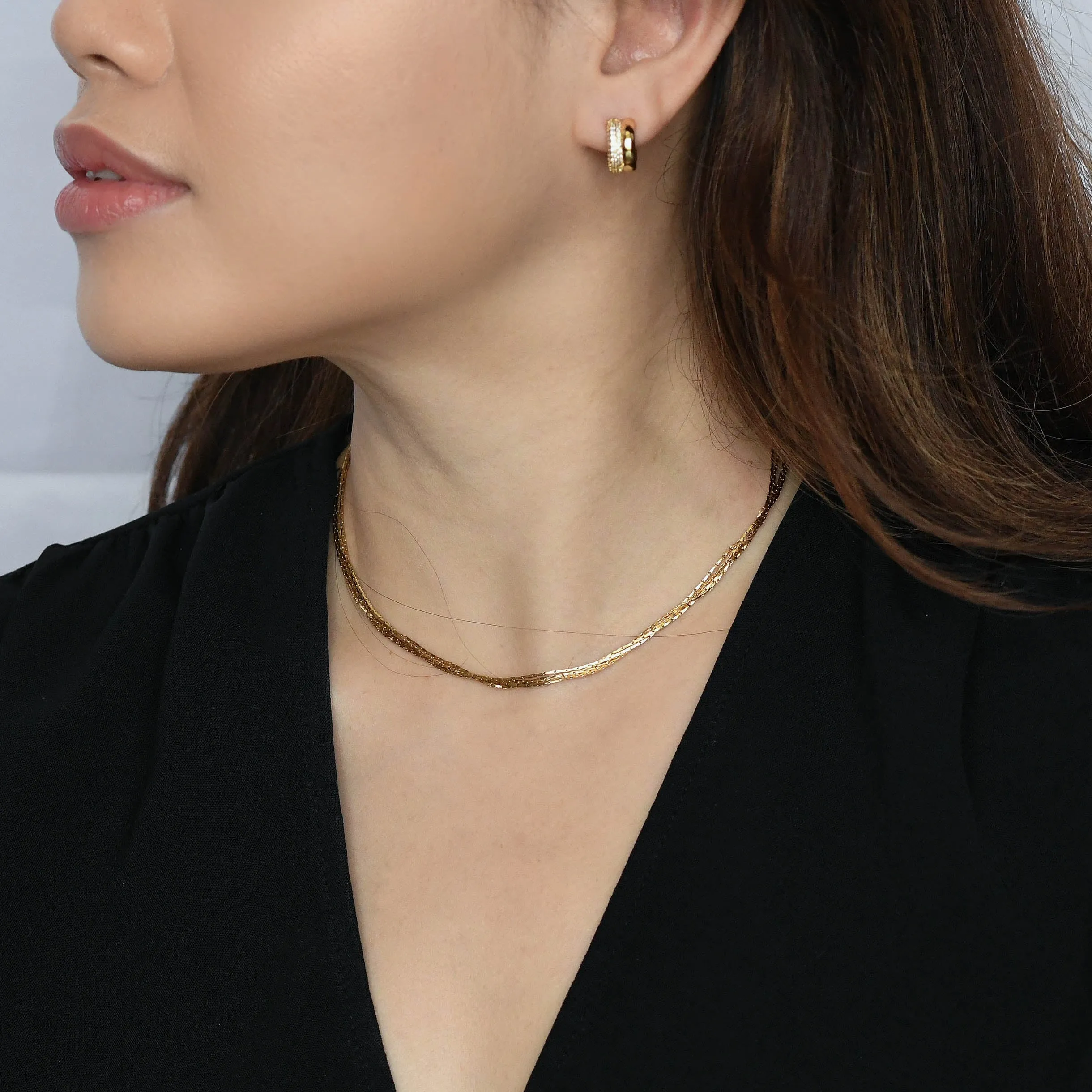 Shani Layered Necklace | Gold