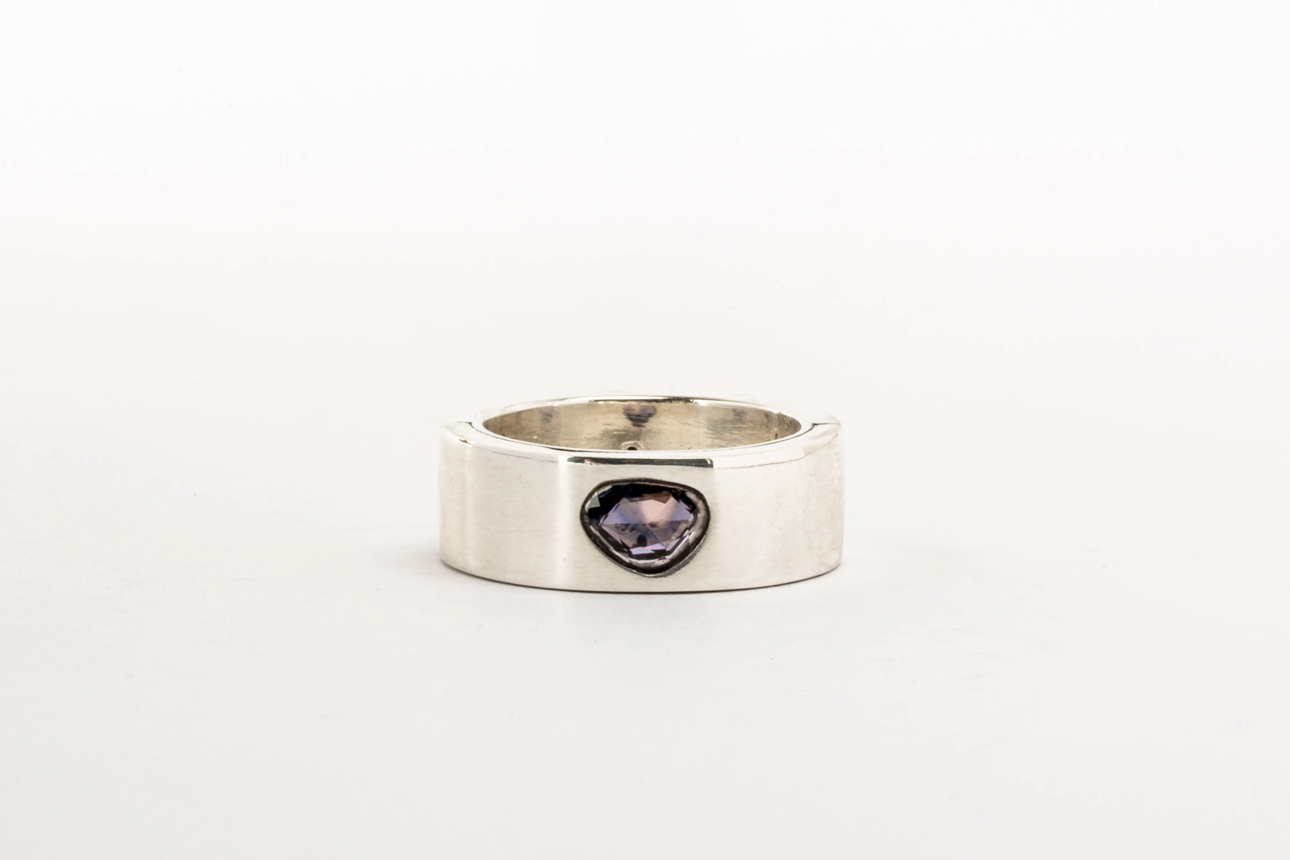 Sistema Ring (1.2 CT, Blue Sapphire Faceted Slab, 9mm, PA SAF)