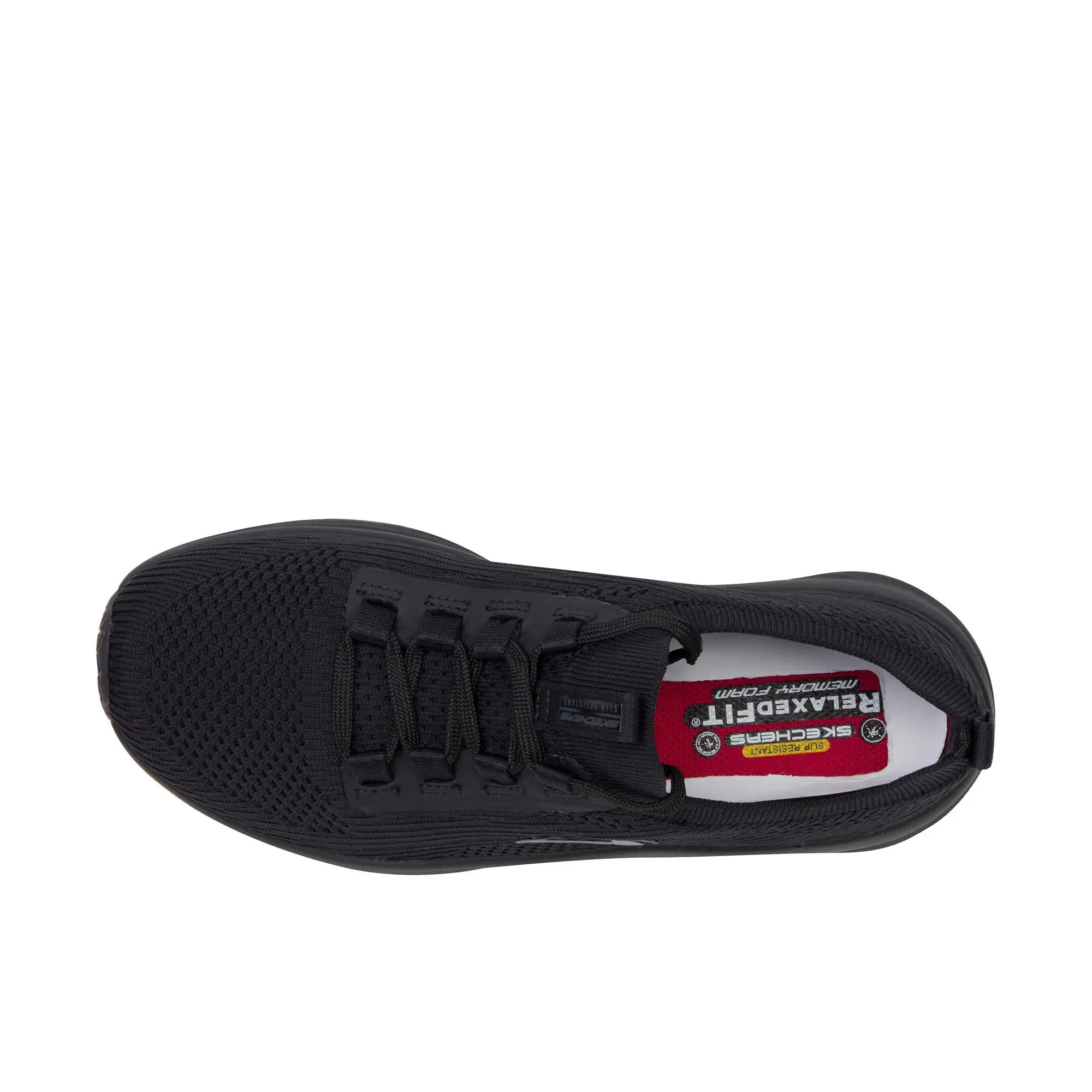 Skechers Womens DLux Walker - Ozema Soft Toe Black