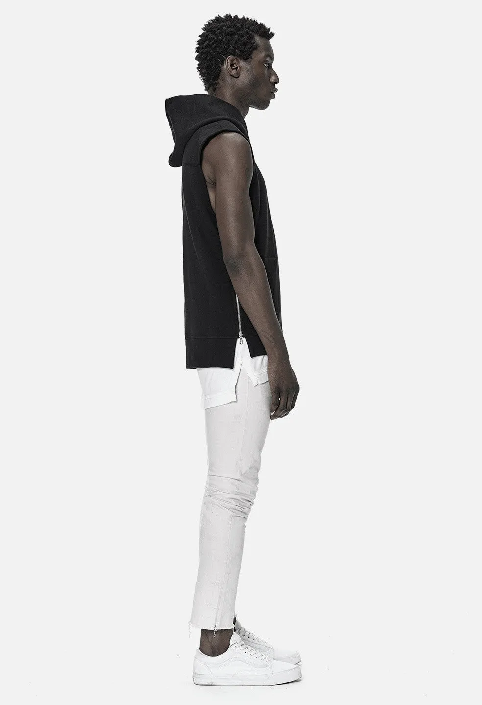 Sleeveless Hooded Villain / Black