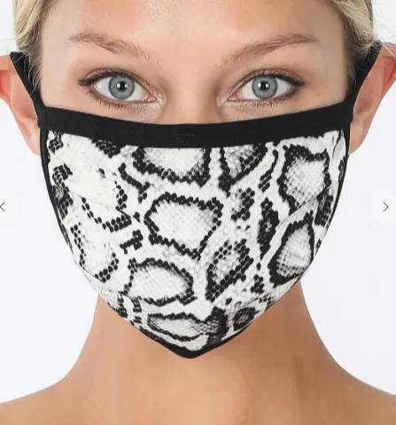 Snake Print Mask (5)