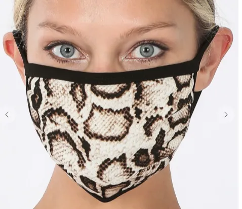 Snake Print Mask (5)