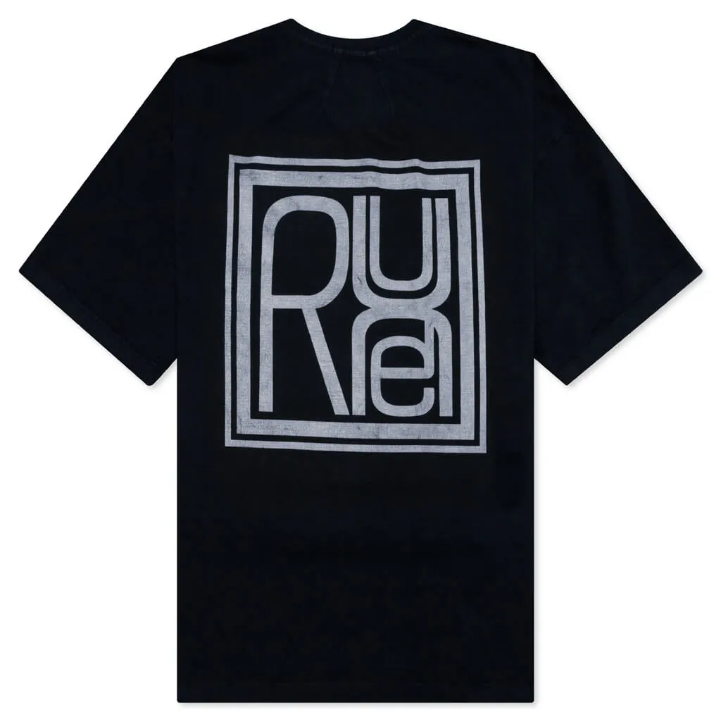 Square Logo Tee - Vintage Black