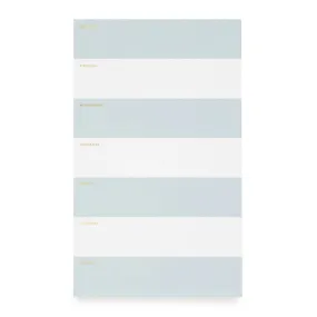 SUGAR PAPER | Blue Striped Weekly Pad