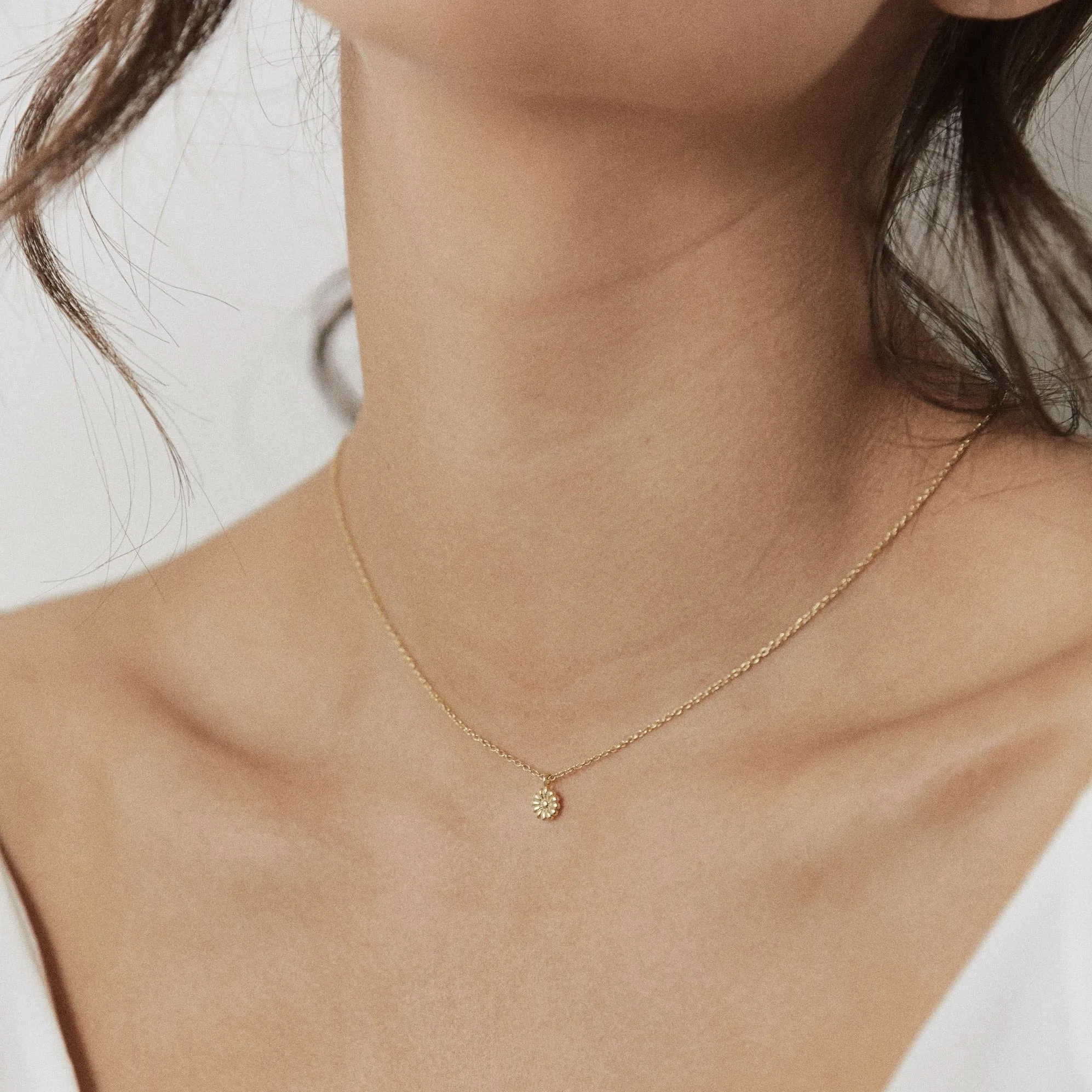 Superfine / Daisy / Necklace / Gold