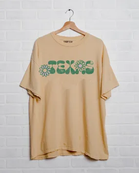 Texas Flower Yellow Thrifted Tee (FINAL SALE)