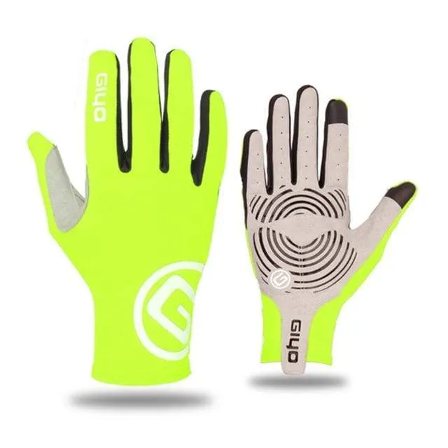 Touch Screen Long Full Fingers Gel Sports bike Cycling Gloves MTB Road Bike Riding Racing Gloves Women Men Bicycle Gloves