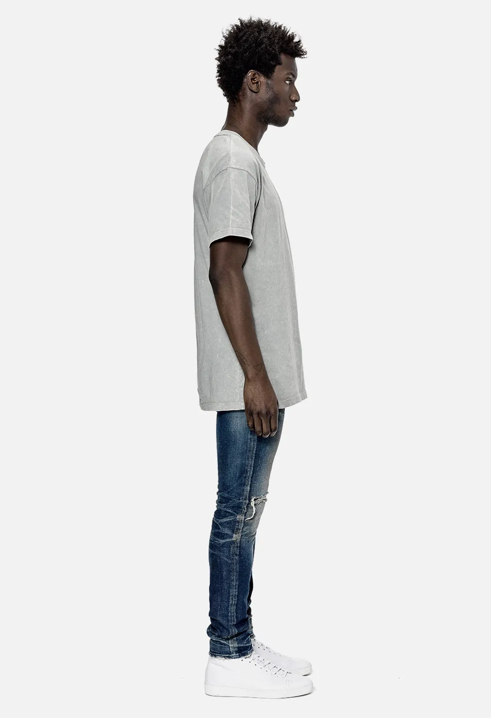 Translucent Pocket Tee / Mineral LT Grey