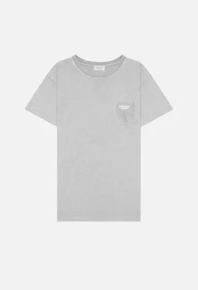 Translucent Pocket Tee / Mineral LT Grey