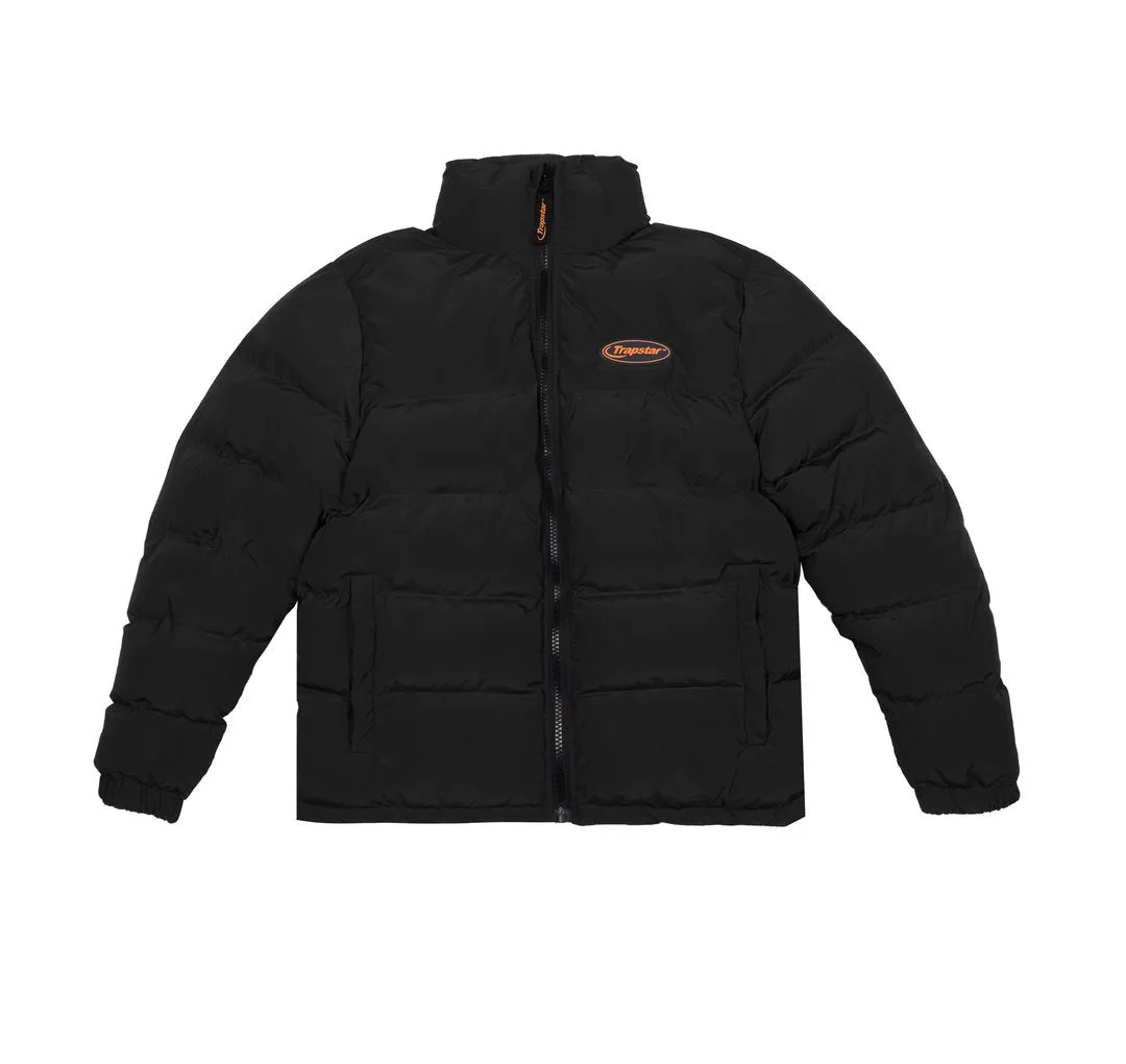 TRAPSTAR HYPERDRIVE PUFFER JACKET - BLACK/ORANGE