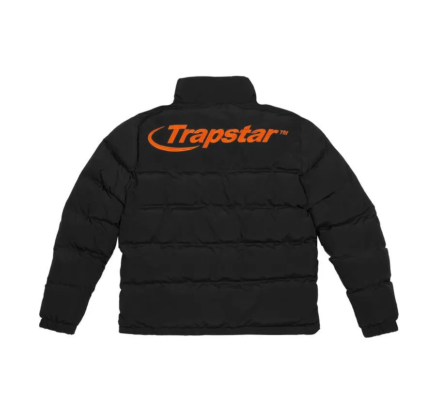 TRAPSTAR HYPERDRIVE PUFFER JACKET - BLACK/ORANGE