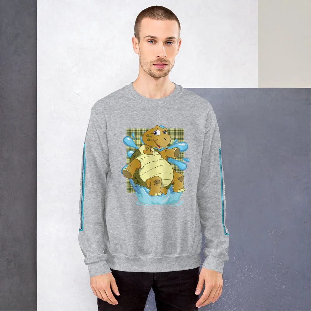 Turtle Splash HD Unisex Sweatshirt