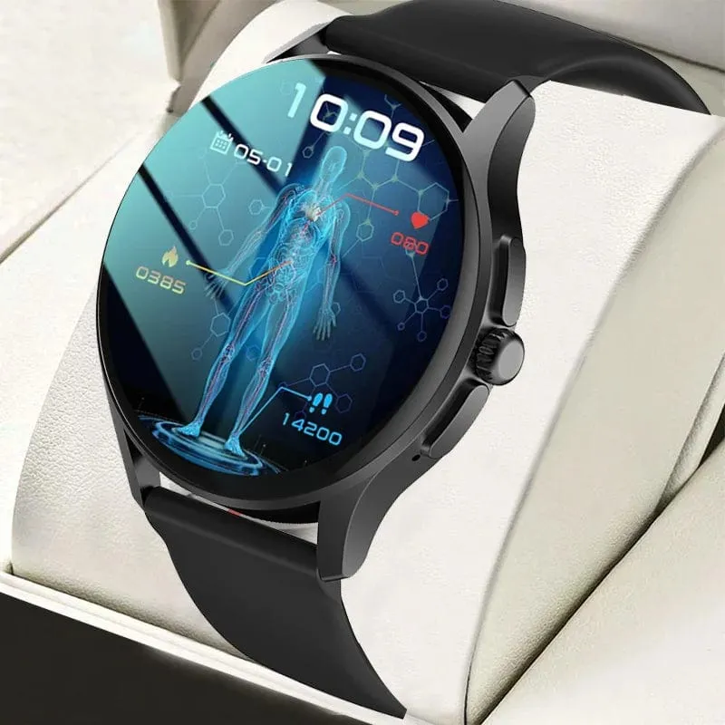 VALDUS ECG Health Smartwatch 230 mAH 1.39 Inch Large Screen Smart Watch  IP67 Waterproof  Heart Rate Blood Pressure VE15