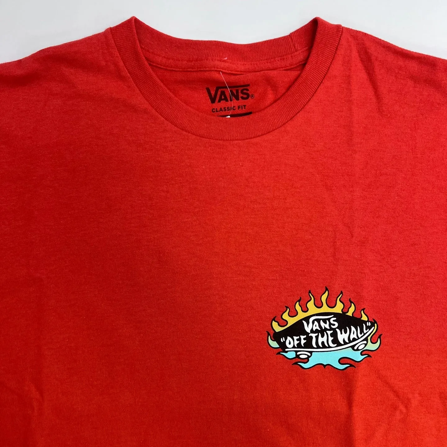 VANS Fuego Skeleton Logo T-Shirt