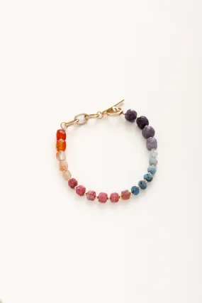 Vibrant Spectrum Quartz Bracelet