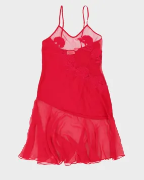 Victoria's Secret Pink Lace Detailed Slip Dress - S