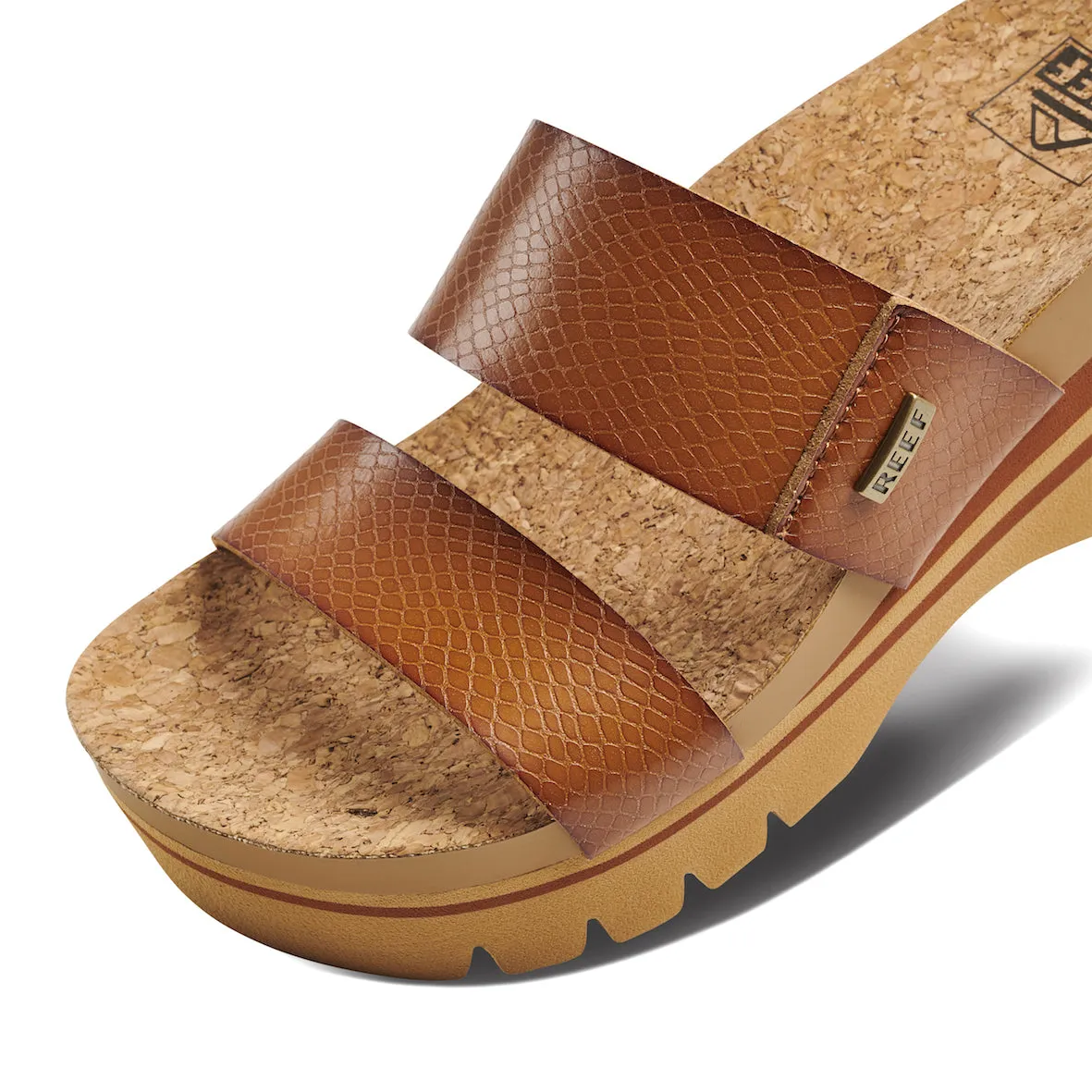 Womens Cushion Vista Higher - Cognac