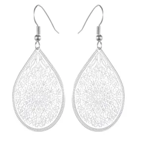 Women's Fashion BOHO Filigree Drop Earring