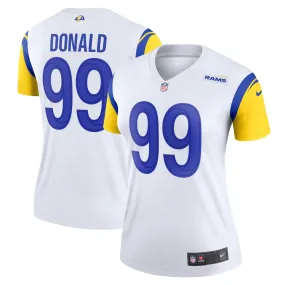 Women's Nike Aaron Donald White Los Angeles Rams Legend Jersey