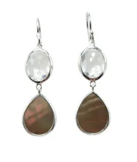 Wonderland Oval & Teardrop Earrings