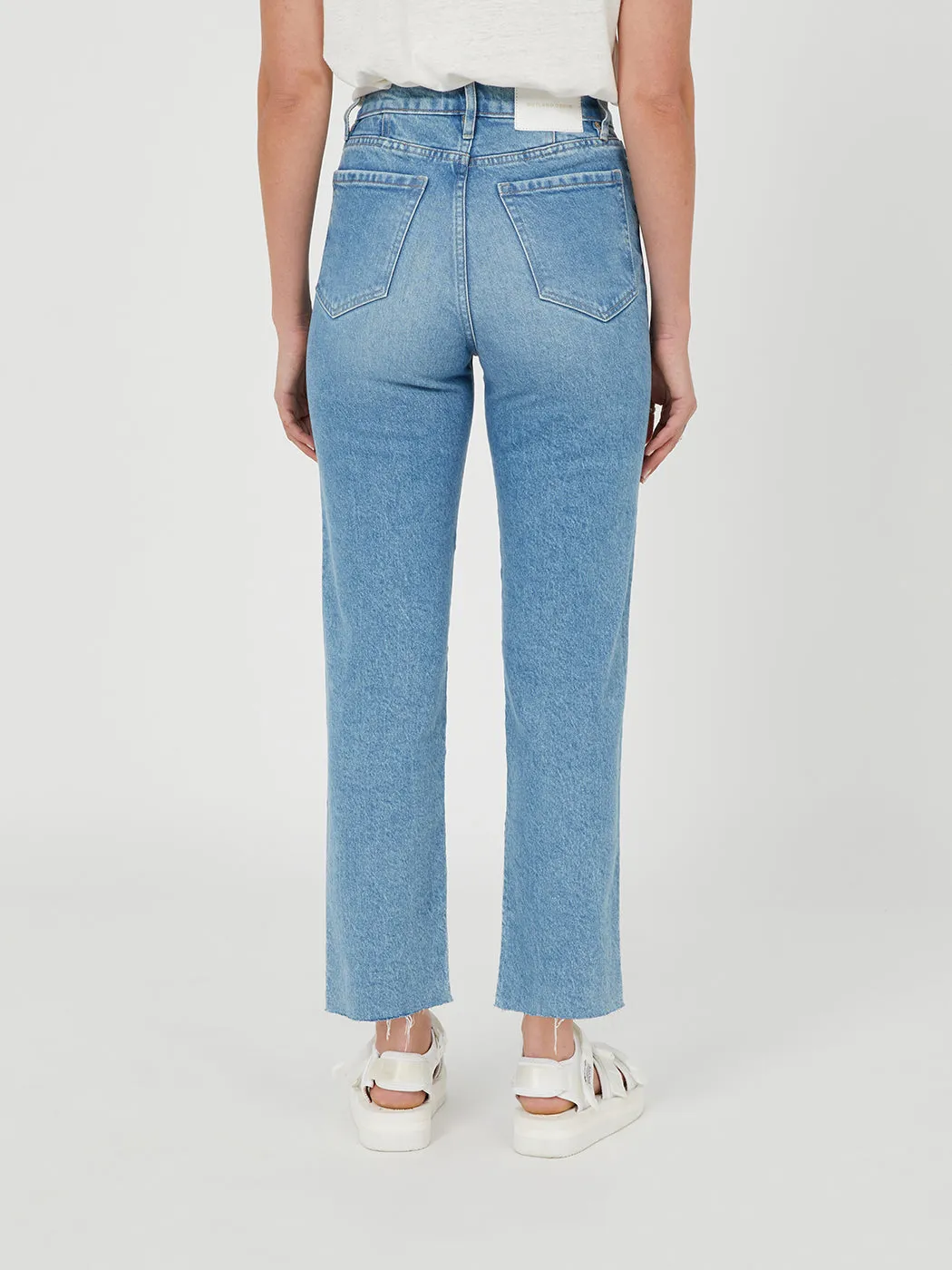 Zoe High Rise Straight Jean - Sunday