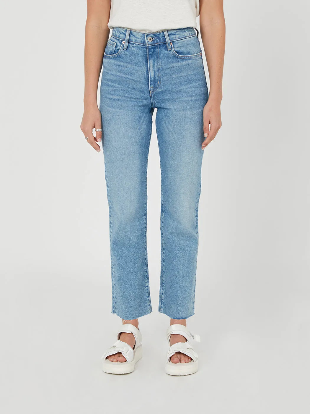 Zoe High Rise Straight Jean - Sunday